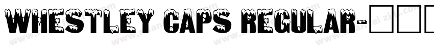 Whestley caps Regular字体转换